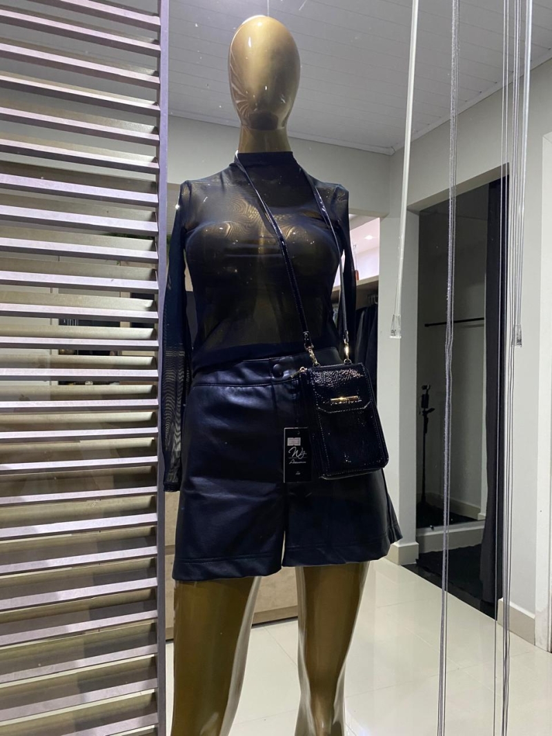 BASICA MANGA LONGA EM TULE P